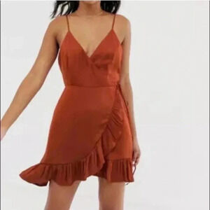 Free People All My Love Wrap Slip Dress